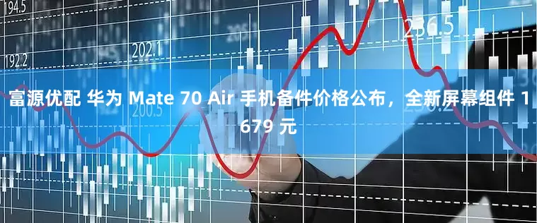 富源优配 华为 Mate 70 Air 手机备件价格公布，全新屏幕组件 1679 元