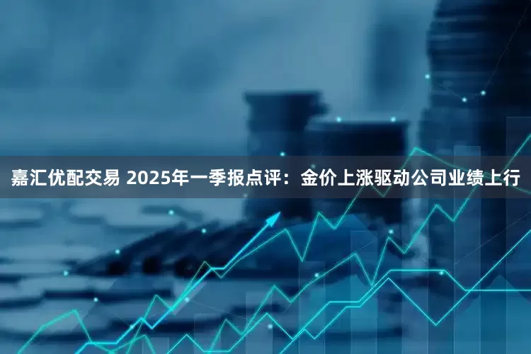 嘉汇优配交易 2025年一季报点评：金价上涨驱动公司业绩上行